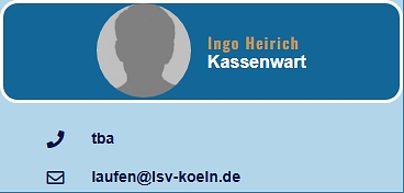 Lufthansa Sportverein Köln e.V. - Kassierer Laufen - Ingo Heirich